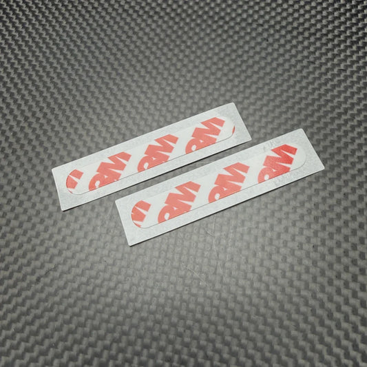 R1 Wurks – Chassis weight adhesive strips – short – pr (R1B)