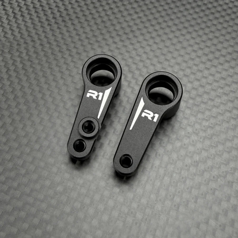 R1 WURKS – BLACK ALUMINIUM STEERING BELLCRANKS – PR (R1B)