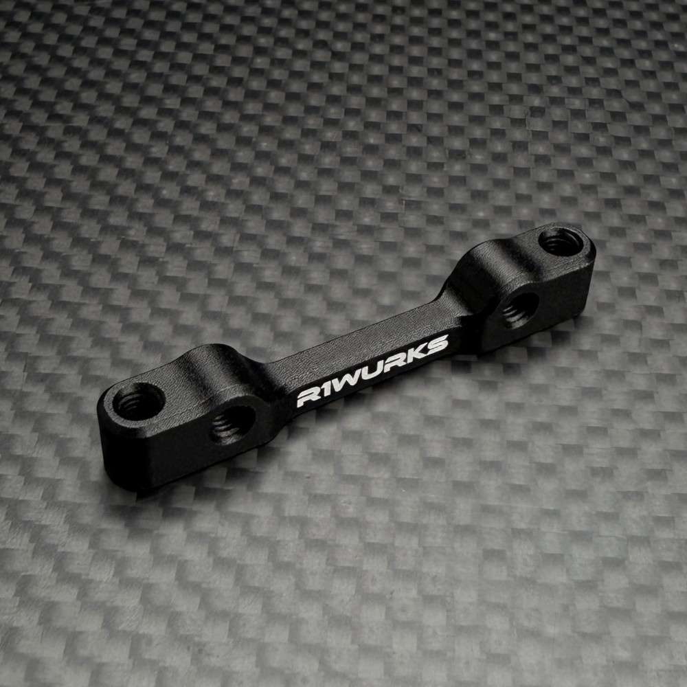 R1 WURKS – BLACK ALUMINIUM CENTER FAN MOUNT (R1B)