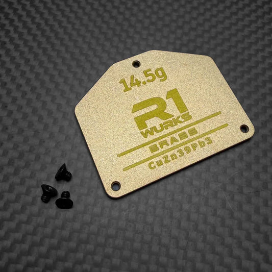 R1 Wurks – Brass under servo weight – 14.5g (R1B)
