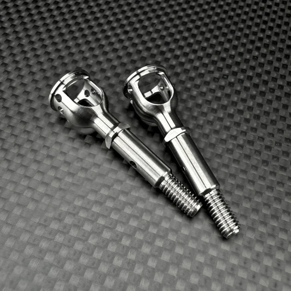 R1 Wurks – Titanium Ultra-Lightweight rear CVA axles – pr (R1B)