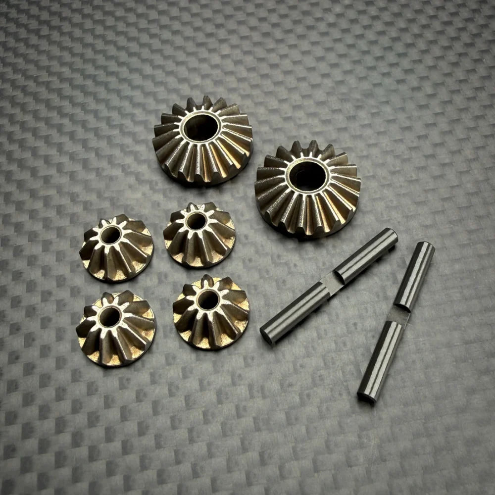 R1 WURKS – METAL INTERNAL DIFFERENTIAL GEARS AND CROSS PIN SET (R1B)