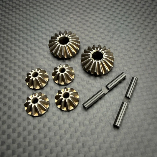 R1 WURKS – METAL INTERNAL DIFFERENTIAL GEARS AND CROSS PIN SET (R1B)