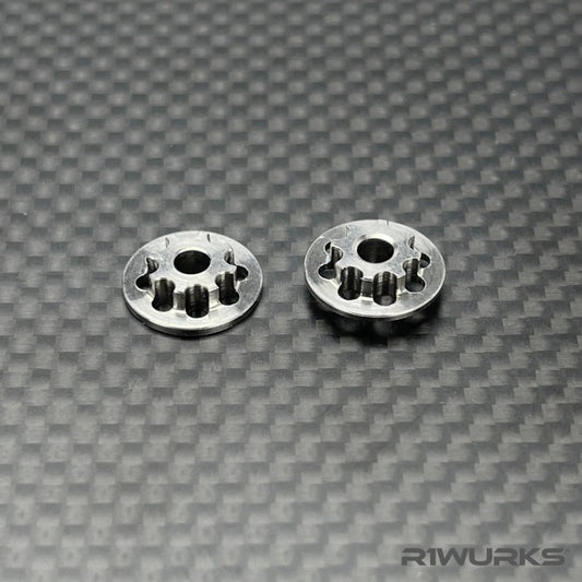 R1 WURKS – TITANIUM HD SLIPPER SPRING ADAPTER SET (AE B7)