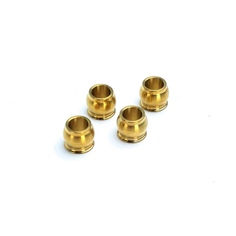 R1 WURKS – TITANIUM NITRIDE COATED CASTER BLOCK PIVOT BALLS – 4 PCS (AE B7)