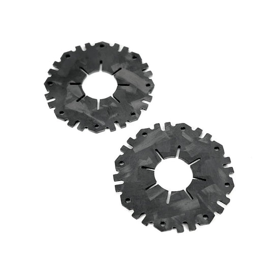 R1 WURKS – FORGED CARBON OCTALOCK 11MM INNER SLIPPER PADS – PR (ASSOCIATED B6, B7, B74.2)