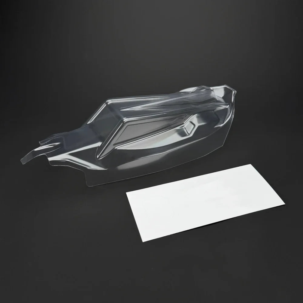 R1 Wurks – Aero1ne clear lexan bodyshell – precut with window mask (R1B)