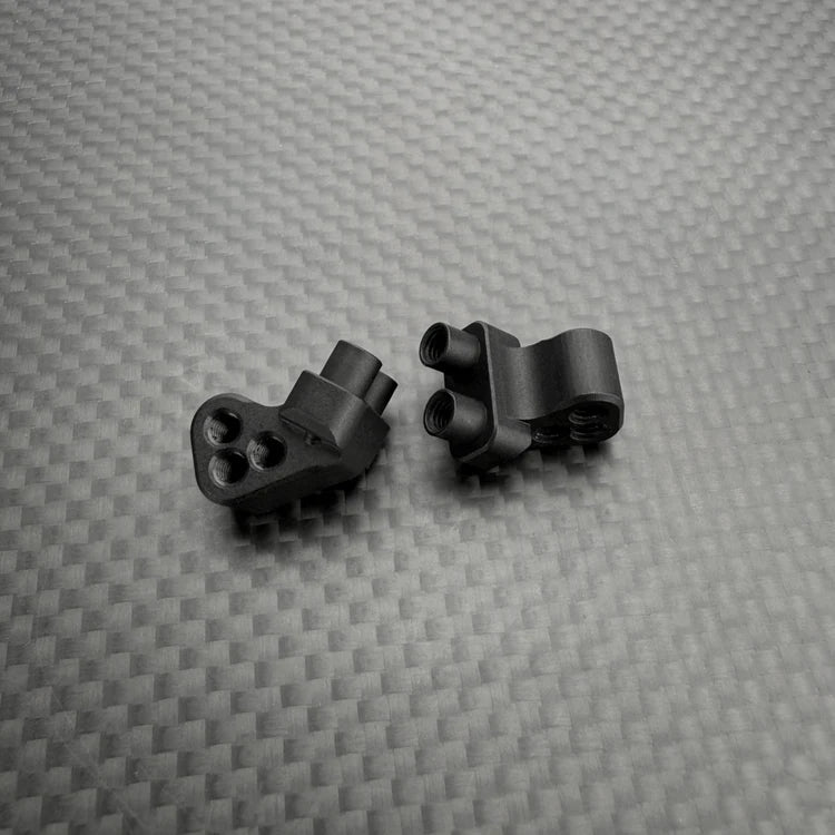 R1 Wurks – Black 7075 T6 Aluminium Rear Ballstud Mounts – pr (R1B)