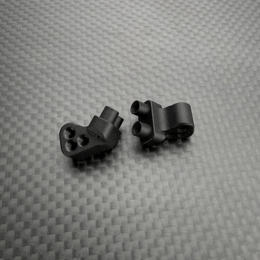 R1 Wurks – Black 7075 T6 Aluminium Rear Ballstud Mounts – pr (R1B)