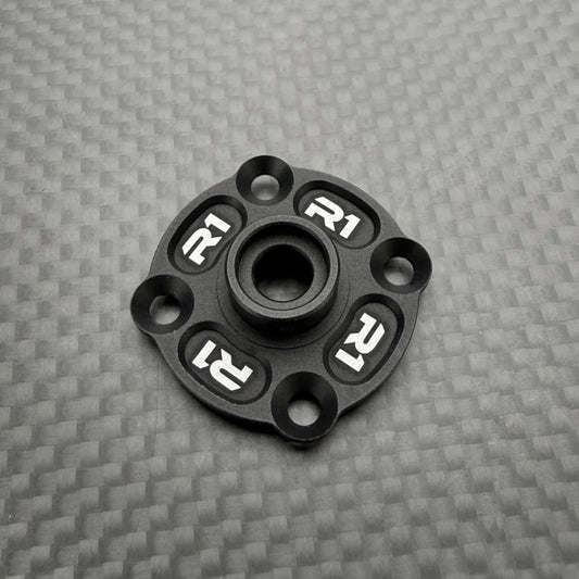 R1 Wurks – Black 7075 T6 Aluminium Motor Mount Plate (R1B)