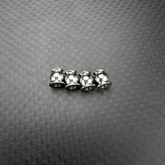 R1 Wurks – Stainless Steel Lower Shock Pivot Balls – 4 pcs (R1B)