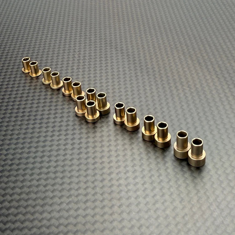 R1 Wurks – Hard Anodised 7075 T6 Aluminium Caster Block Hat Bushing Set – 16 pcs (R1B)
