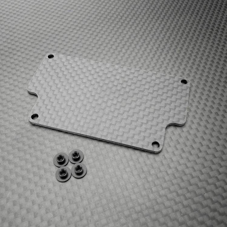R1 Wurks – Carbon Fibre ESC Plate (R1B)
