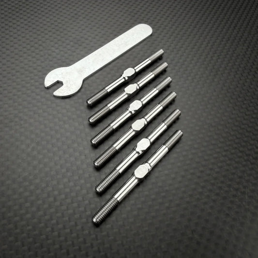 R1 Wurks – Steel 3.5mm Turnbuckle Set with Wrench – 6 pcs (R1B)