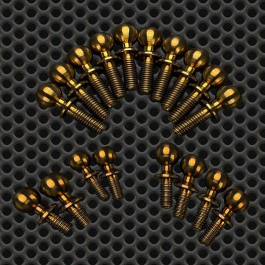R1 Wurks – Bronze Titanium ball stud set – Carpet Spec – 18 pcs (R1B)