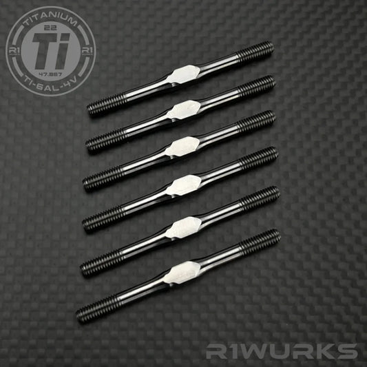 R1 Wurks – Titanium 3.5mm turnbuckle set – 6 pcs (R1B)