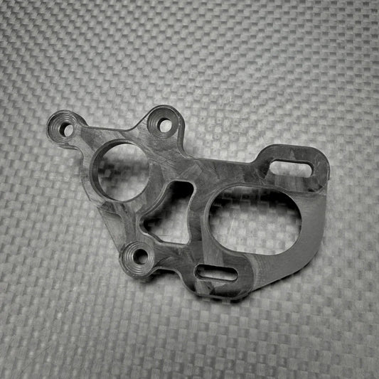 R1 WURKS – FORGED CARBON FIBRE MOTOR MOUNT PLATE (R1B)