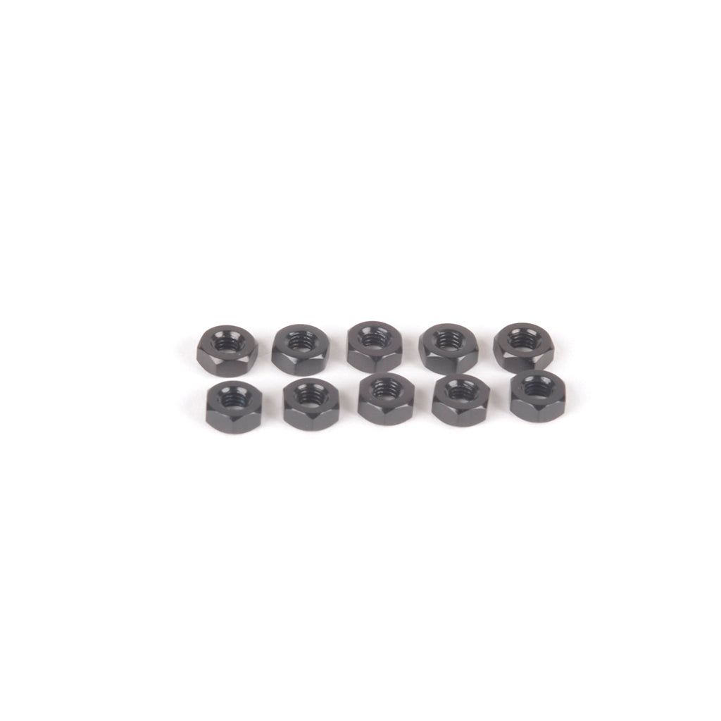 SPEED PACK M3 ALLOY NUTS - BLACK - PK10